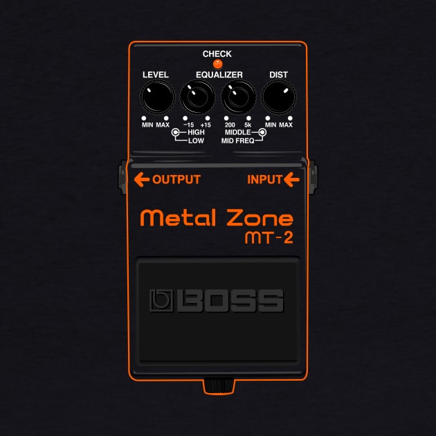 Metal Zone MT-2 Pedal by dcescott